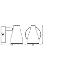 Spot LED ajustabil Ledvance Pear, GU10, 4.3W, 350 lm, lumina calda (2700K), IP20, 110x80x92mm, metal/plastic, Alb - imagine 2