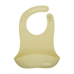 Set diversificare 5 piese silicon : baveta, bol, farfurie, lingurita si furculita, olive, U-Grow - imagine 4