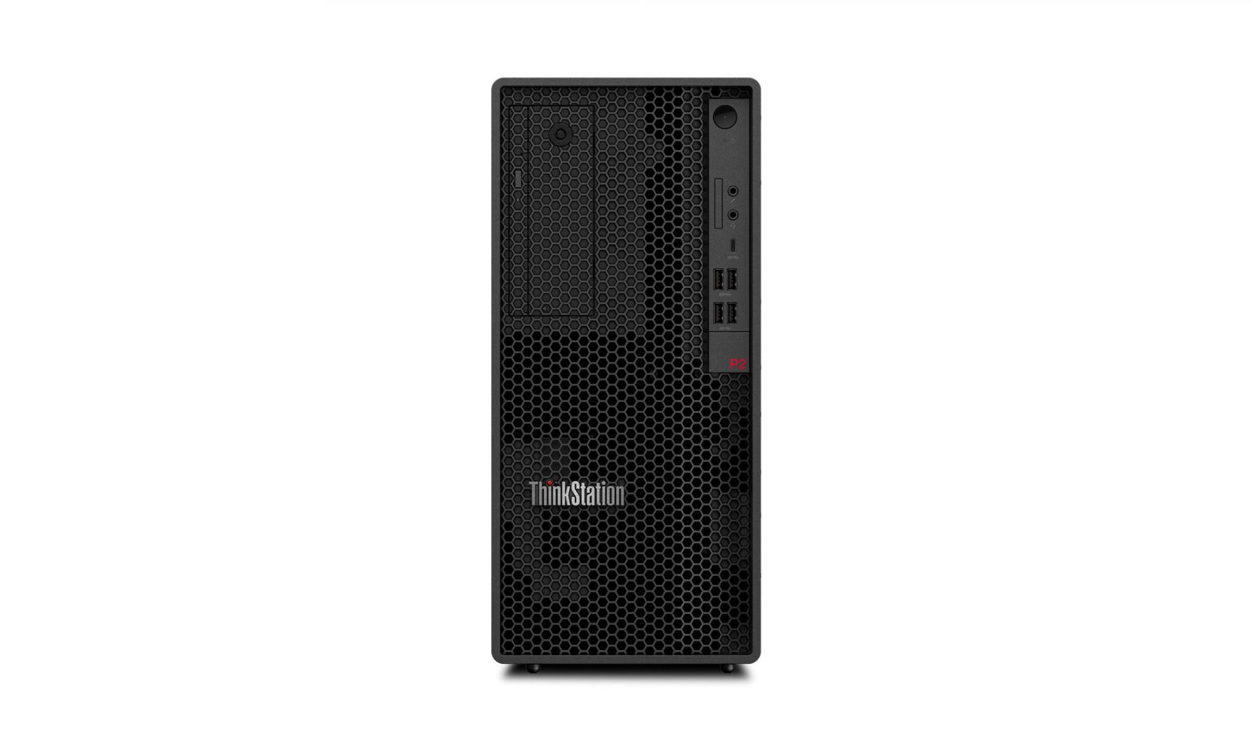 overlay_362b8f3320ba9540ba16555d689d0adc Desktop Lenovo ThinkStation P2 Tower , Intel® Core™ i7-14700, 20C (8P + 12E) / 28T, Max Turbo up to 5.4GHz, P-core 2.1 / 5.3GHz, E-core 1.5 / 4.2GHz, 33MB, RAM 2x 16GB UDIMM DDR5-4400 Non-ECC, SSD 1x 1TB SSD M.2 2280 PCIe® 4.0x4 Performance NVMe® Opal, Video: Integrated Intel® UHD Graphics 770 - imagine 1