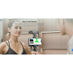 CREALITY 3D SCANNER CR-SCAN FERRET PRO, Rezolutie 3D: 0.16mm, Distanta lucru: 150-700mm, Viteza scanare: 30fps, Acuratete: 0.1mm, Conectivitate wireless WI-FI6, Durata sesiune max: 2.5h, Capacitate acumulator: 5000mAh, Sisteme de operare: IOS, Windows, Android, raza single capture: 560x820mm - imagine 4