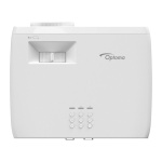 Videoproiector Optoma HZ40HDR, DLP laser FHD 1920*1080, 4.000 lumeni, 300.000:1, contrast dinamic 2.000.000:1, 16:9/ 4:3/ 16:10, 30.000 ore, distanta maxima de proiectie 10 m, dimensiune maxima imagine 7.62 m/ 300", 2* HDMI,USB-A power 1.5A, RS232, audio out, 32-34 dB, 3D, Security bar, Kensington - imagine 2