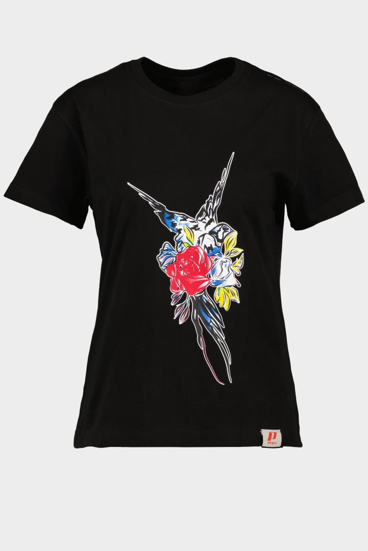 overlay_39d43cf464f7107e5200f1b736b3f9bd TRICOU PASARE FLORI DAMA S - imagine 1