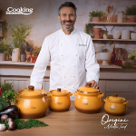 OALA CERAMICA CU CAPAC,  17x18 CM, 4.5 L, NICOLAI TAND, ORIGINI, COOKING BY HEINNER - imagine 11