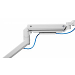 Suport monitor Serioux MM69-C012, compatibilitate  dimensiune ecran 17"-49", greutate maximă suportata: (per ecran): 2~20 kg,  VESA: 75x75, 100x100, inclinare: +50°~-20°, pivotare: +90°~-90°, rotația ecranului: + 180°~-180°, instalare: clemă, grommet, grosime recomandată pentru birou: clemă: 12~50mm - imagine 4
