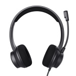Casti Trust cu fir Ayda USB-ENC, noise cancelling, frecventa raspuns 20 Hz - 20.000 Hz, negru - imagine 3