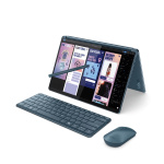 Laptop Lenovo Yoga Book 9 13IMU9 cu procesor Intel® Core™ Ultra 7 155U pana la 4.8GHz, 2 x 13.3", 2.8K, OLED, Touch, 32GB DDR5, 1TB SSD, Intel® Graphics, Windows 11 PRO, Tidal Teal, 3y on-site, Premium Care - imagine 3