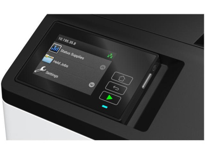 Imprimanta laser monocrom Lexmark MS631dw, A4, Grup de lucru mediu, 2.8 inch (7.2 cm) Colour touch screen,Alimentator multifuncţional de 100 de coli, Tavă de ieşire de 250 de coli, Unitate duplex integrată, Tavă integrat de 550 coli, Porturi standard  Gigabit Ethernet (10/100/1000), Port frontal de - imagine 3
