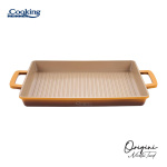 TAVA GRATAR ALUMINIU TURNAT 36 x 26.4 x 4 CM, NICOLAI TAND, ORIGINI, COOKING BY HEINNER - imagine 3