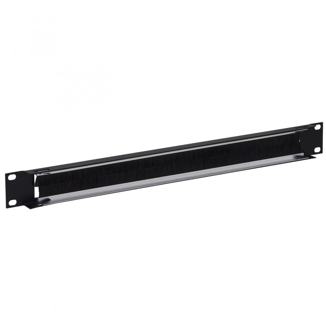 overlay_42e4c47845a5e59f71eb68d71f1659fe PANOU gestionare cabluri SPACER - SPCM-1UB-BK - imagine 1