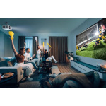 Videoproiector ViewSonic LX700-4K, laser 20.000- 30.000 ore, 4K 3840* 2160, 3.500 lumeni, 3.000.000:1, zoom optic 1.36x, dimensiune imagine 300", distanta proiectare 0.70-9.63 m, 26- 31 dB, 2* HDMI, audio out, USB Tip A (Alimentare): 1 (5V/1.5A), 12 V Trigger (3.5mm), difuzor 15W, RS232, 3.3 kg