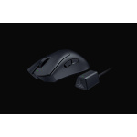Mouse Razer DeathAdder V3 Pro optic, numar butoane progamabile 5, rezolutie 30000 DPI, negru, include Dongle wireless HyperPolling - imagine 2