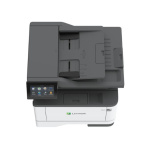 Multifunctional laser monocrom Lexmark MX432adwe, A4, Imprimare/Copiere/Scanare/Fax, Grup de lucru mic,Ecran tactil color Lexmark e-Task de 4,3 inchi (10,9 cm),Alimentator multifuncţional de 100 de coli, Unitate duplex integrată, Tavă de ieşire de 150 de coli, Tavă integrat de 250 coli,Porturi - imagine 3