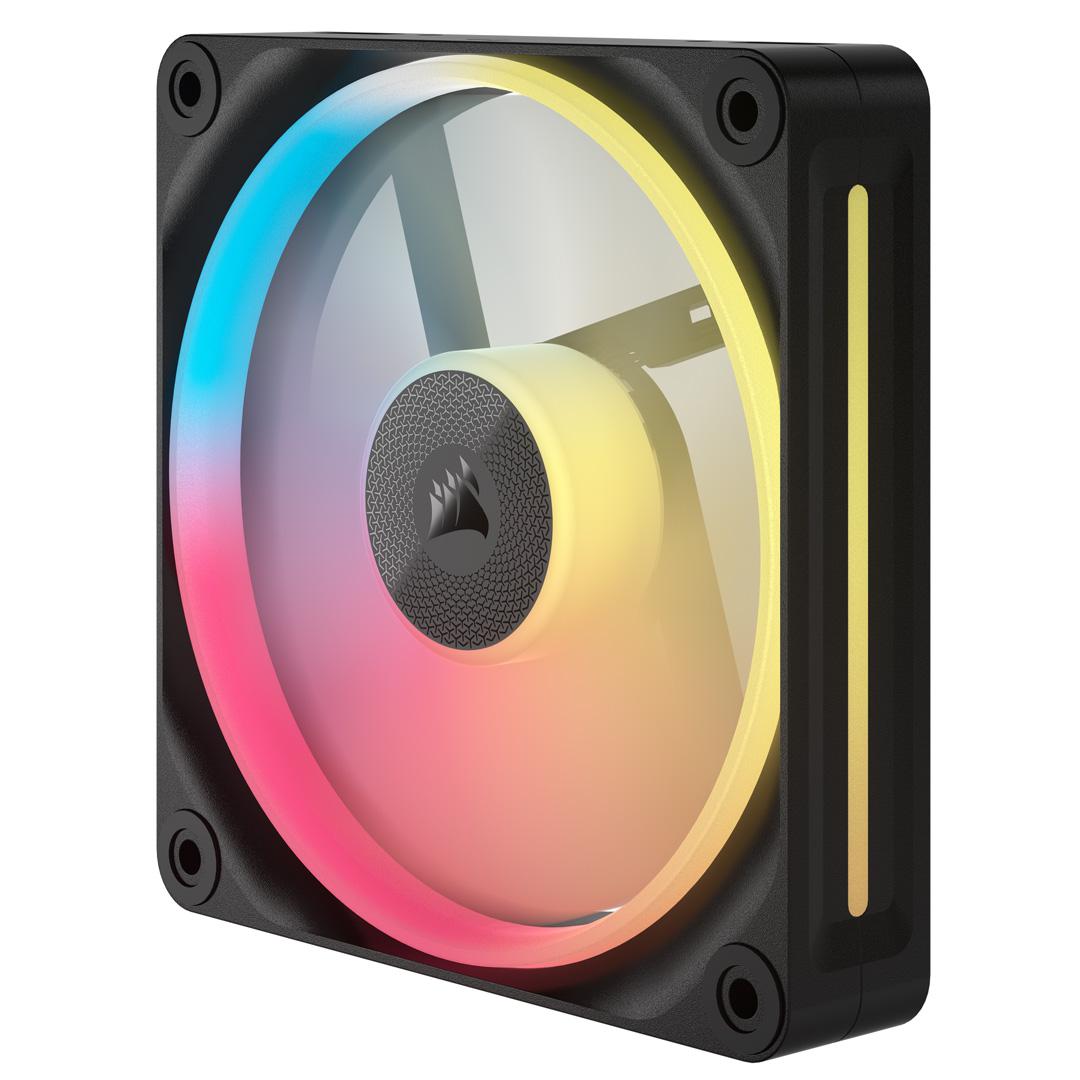 overlay_4854ad6f3fbbf820a8b8713d1fa45e61 Ventilatoare Carcasa CORSAIR iCUE LINK LX120 REVERSE 1x120mm RGB NEGRU - imagine 1