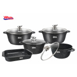 CRATITA ALUMINIU TURNAT 20x8.5CM, 2.6 L, CLASSIC, VANORA HOME - imagine 6