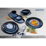 SET 4  BOLURI OVALE CERAMICA 16 CM , SERENITY, ART OF DINING BY HEINNER - imagine 4