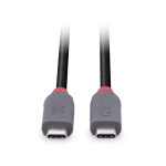 Cablu Lindy USB4 240W USB Type C, putere maxima  240W, 100W , lungime 2 metri, latime de banda supotata 40Gbps, gri - imagine 3