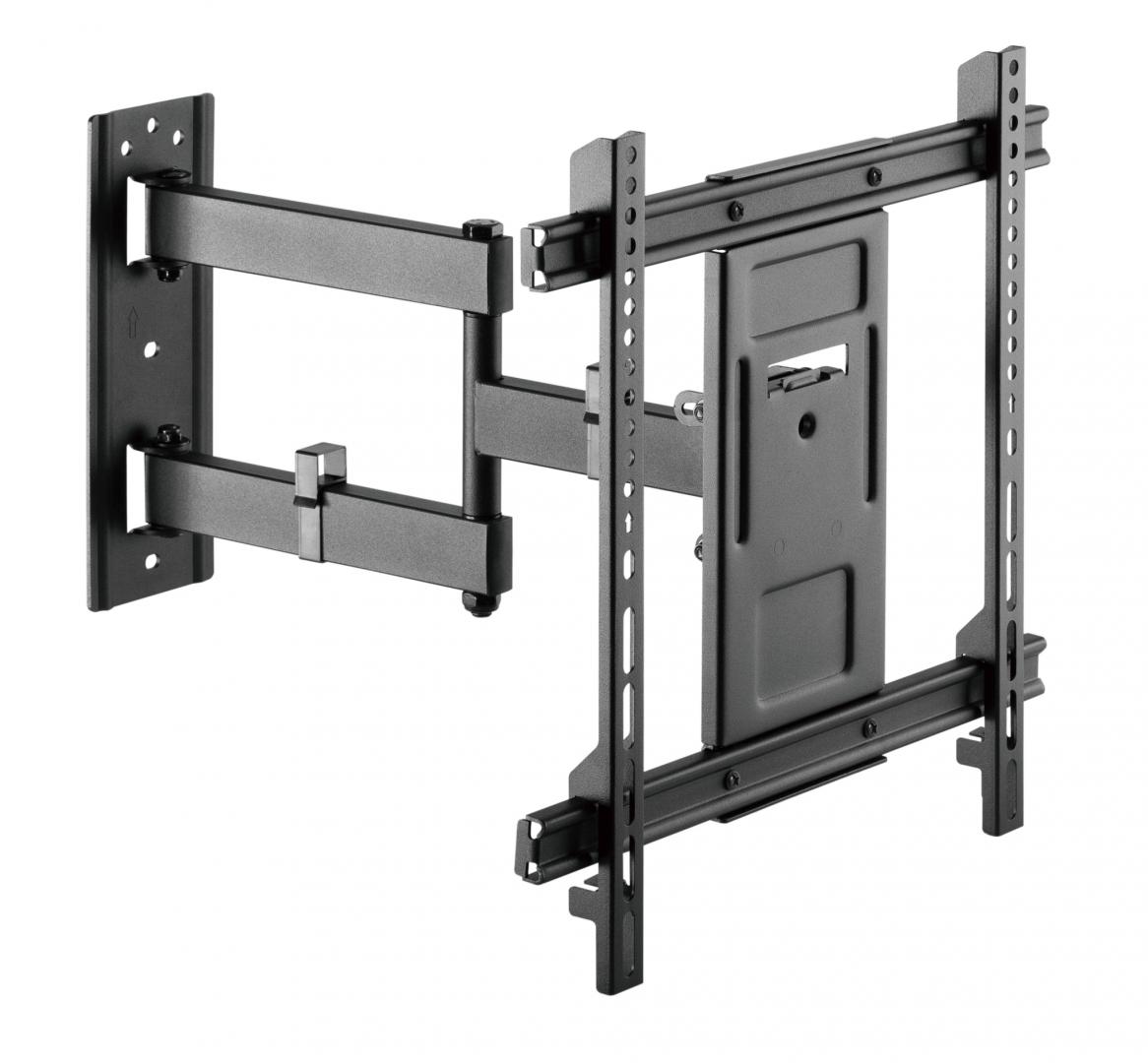 overlay_4abc0507bb63bf6ca4a4270ff74db1ca Suport TV de perete Serioux TV61-443, compatibilitate dimensiune ecran: 32"-70", compatibilitate VESA: 200x100, 200x200, 300x200, 400x200, 300x300, 400x300, 400x400, greutate maximă suportata: 50kg, distanta fata de perete: 78~442mm, inclinare: +3°~-15°, pivotare: +90°~-90°, nivel ecran: +3°~-3° - imagine 1