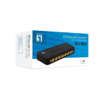 LevelOne FEU-0812 8-Port Fast Ethernet Switch, 130.7 x 52 x 21 mm