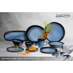 SET 4  FARFURII OVALE CERAMICA 21 CM, SERENITY, ART OF DINING BY HEINNER - imagine 5