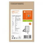 Proiector LED cu senzor de miscare si lumina Ledvance FLOODLIGHTESSENTIAL, 10W, 220-240V, 900 lm, lumina neutra (4000K), IP65 ,13.2x3.3x8.3cm, aluminiu, Negru - imagine 2