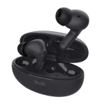 Casti Trust Yavi wireless, TWS, bluetooth, interfata USB-C, frecventa de raspuns 20 Hz - 20.000 Hz, negru - imagine 5