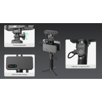 CREALITY 3D SCANNER CR-SCAN FERRET PRO, Rezolutie 3D: 0.16mm, Distanta lucru: 150-700mm, Viteza scanare: 30fps, Acuratete: 0.1mm, Conectivitate wireless WI-FI6, Durata sesiune max: 2.5h, Capacitate acumulator: 5000mAh, Sisteme de operare: IOS, Windows, Android, raza single capture: 560x820mm - imagine 3