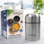 CASEROLA TERMICA CU PERETE DUBLU DIN INOX 500ML, ART OF DINING BY HEINNER - imagine 4