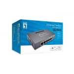 LevelOne GEU-0523  5-Port Gigabit Switch, 124 x 72 x 24 mm