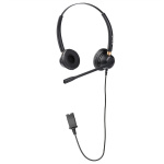 Casti cu fir call center Tellur Voice 520N, binaural, USB, negru - imagine 2