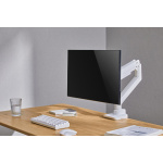 Suport monitor Serioux MM69-C012, compatibilitate  dimensiune ecran 17"-49", greutate maximă suportata: (per ecran): 2~20 kg,  VESA: 75x75, 100x100, inclinare: +50°~-20°, pivotare: +90°~-90°, rotația ecranului: + 180°~-180°, instalare: clemă, grommet, grosime recomandată pentru birou: clemă: 12~50mm - imagine 9