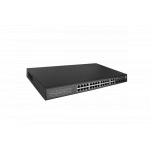 LevelOne GES-2128P  Hilbert 28-Port Gigabit PoE Smart Lite Switch, 24 PoE Outputs, 4 x Gigabit SFP/RJ45 Combo, 802.3at/af PoE, 380W PoE Power Budget , 440 x 290 x 44.5 mm