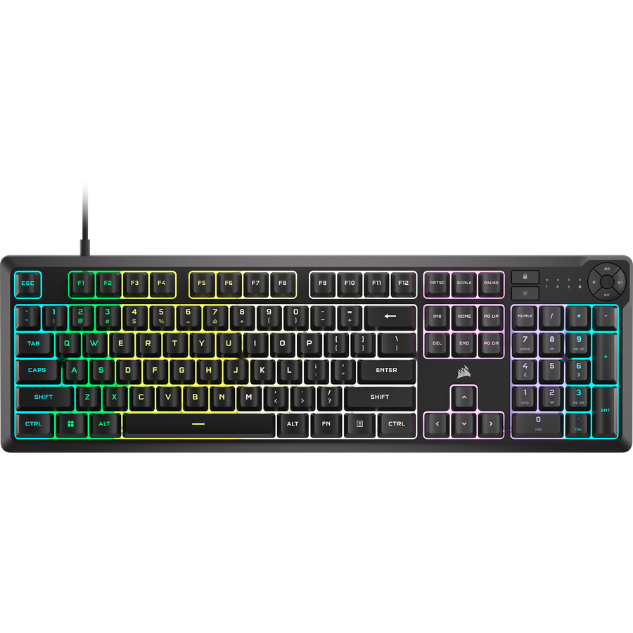 overlay_5400b96d850cca5209d55c879b2f64e2 Tastatura Gaming Corsair K55 CORE Backlit Zoned RGB LED, Rubberdome - imagine 1