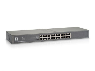 LevelOne FSW-2450 24-Port Fast Ethernet Switch, 440 x 220 x 44 mm - imagine 3