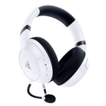 Casti Razer Blackshark V2  HyperSpeed cu fir, frecventa 12 Hz – 28 kHz, sensibilitate 100 dB, izolare fonica pasiva, frecventa de raspuns microfon: 100 Hz – 10 kHz, autonomie baterie pana la 70 ore, interfata jack 3.5 mm, alb - imagine 2