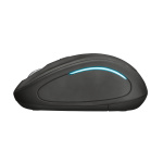 Mouse fara fir Trust Yvi FX Wireless Mouse - negru  Specifications General Height of main product (in mm) 95 mm Width of main product (in mm) 57 mm Depth of main product (in mm) 40 mm Total weight 84 g Formfactor compact Ergonomic design no  Connectivity Connection type wireless Bluetooth no - imagine 3