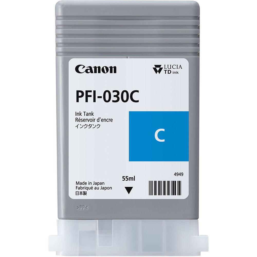 overlay_5c72d3cca4f4d3d09d1a33f01d35157d Cartus cerneala Canon PFI-030C, Cyan, capacitate 55ml, pentru Canon imagePROGRAF TA-20, imagePROGRAF TA-30. - imagine 1