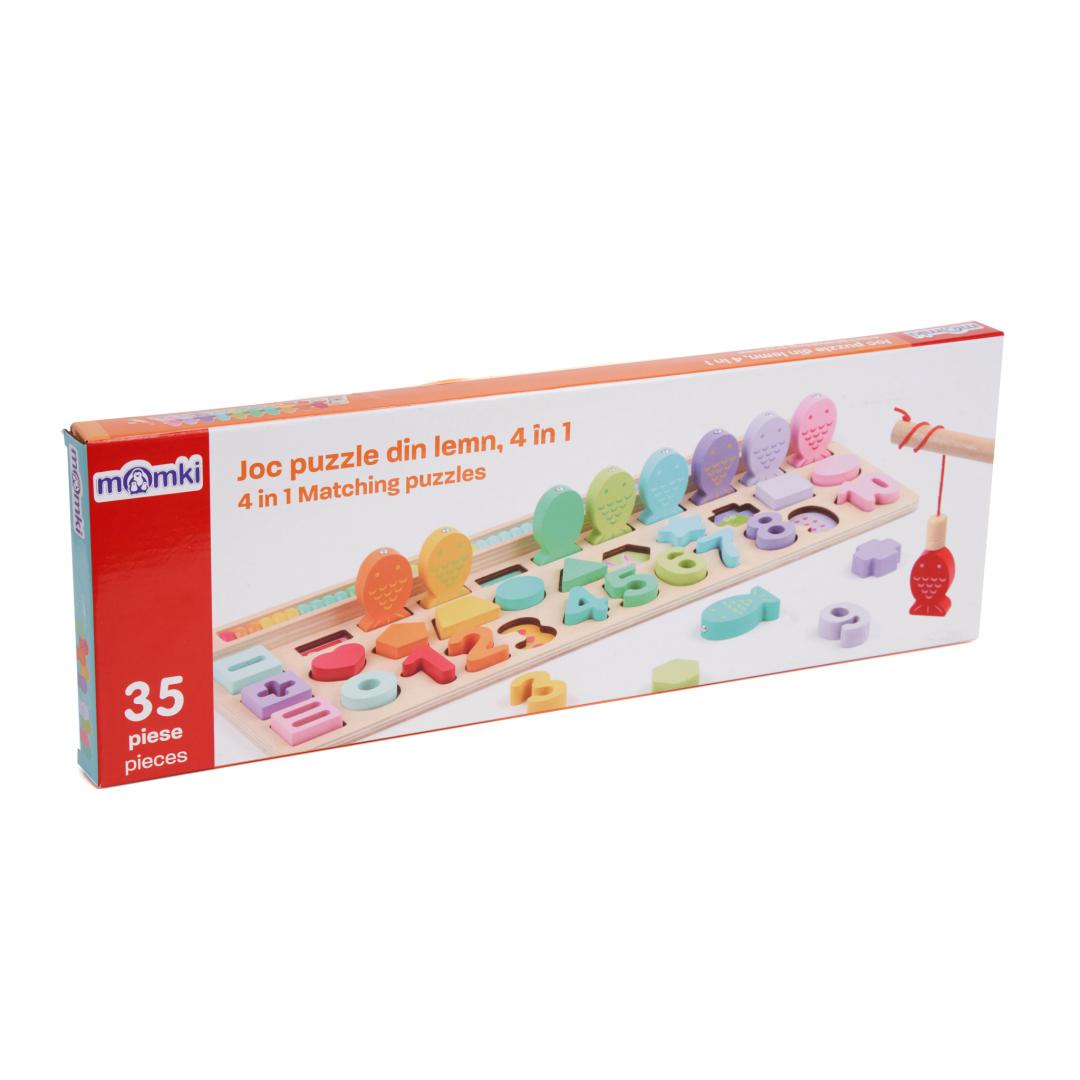 overlay_60a92ec34f0d07437d11693d274fca74 JOC PUZZLE DIN LEMN, 4 IN 1, 35 DE PIESE - imagine 1