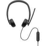 DELL WIRED HEADSET WH3024, Tech Specs: Audio (output/speaker): Speaker Size 28mm, Frequency Response 20Hz - 20kHz, Frequency Response (talk mode) 100Hz - 8kHz, Speaker Driver Sensitivity 119dB @ 1mW/1kHz, Noise cancellation Passive, User Hearing Protection: Yes, Audio (input/microphone): Noise - imagine 6