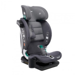 Scaun auto I-size U-Grow Goldfix Plus, isofix, 76-150 cm (9-36 kg), boxa bluetooth, gri - imagine 5