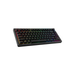 Tastatura gaming wireless mecanica HyperX Alloy Rise 75, switch-uri HX Red – Linear, Dual mode 2,4GHz si Bluetooth, Hot-Swappable, format 75%, pana la 80 de ore autonomie cu backlighting, PC/console - imagine 2