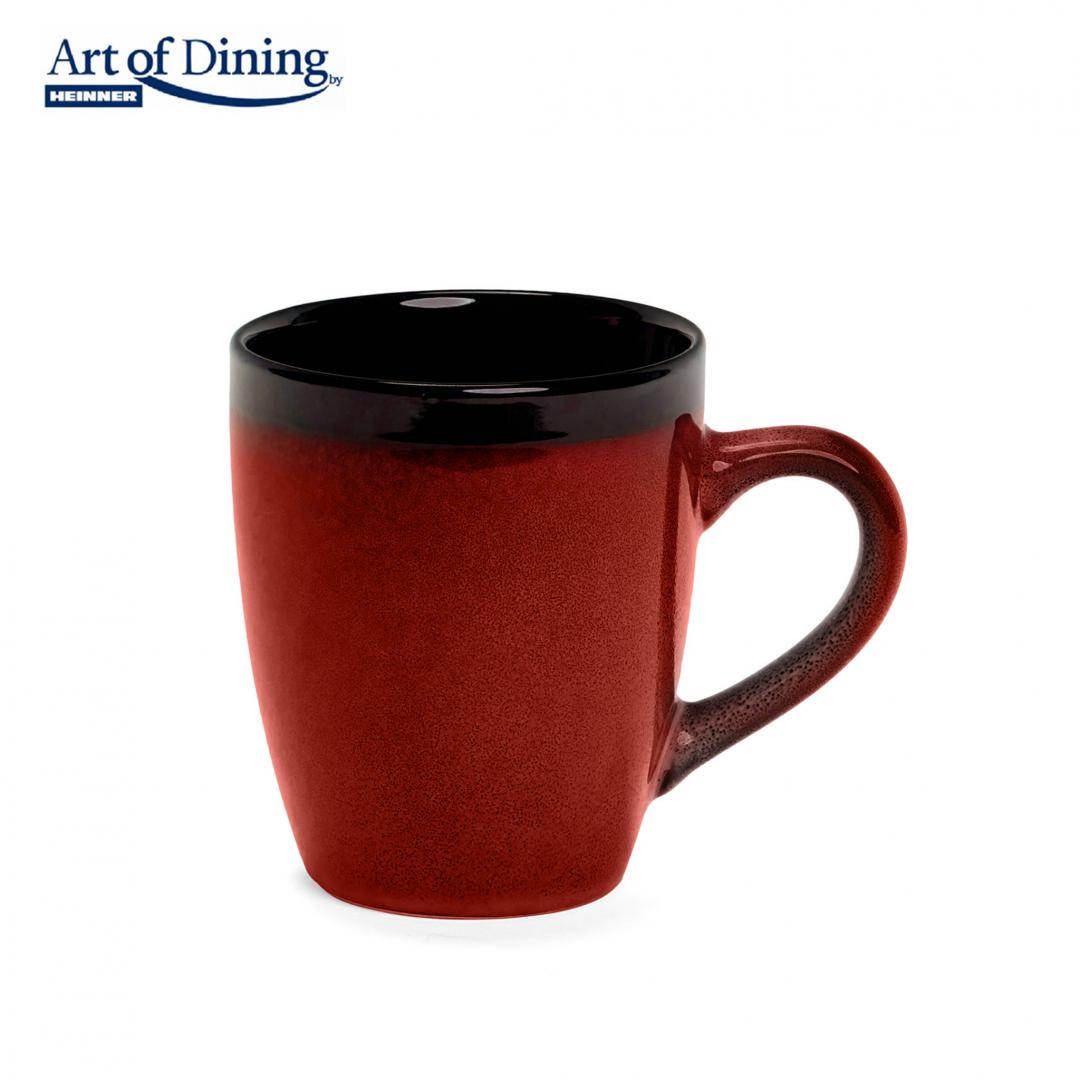 overlay_6715b924ae1ec9ae6e29bb216d764c51 SET 6X CANA CERAMICA 350 ML, VULCANO, ART OF DINING BY HEINNER - imagine 1
