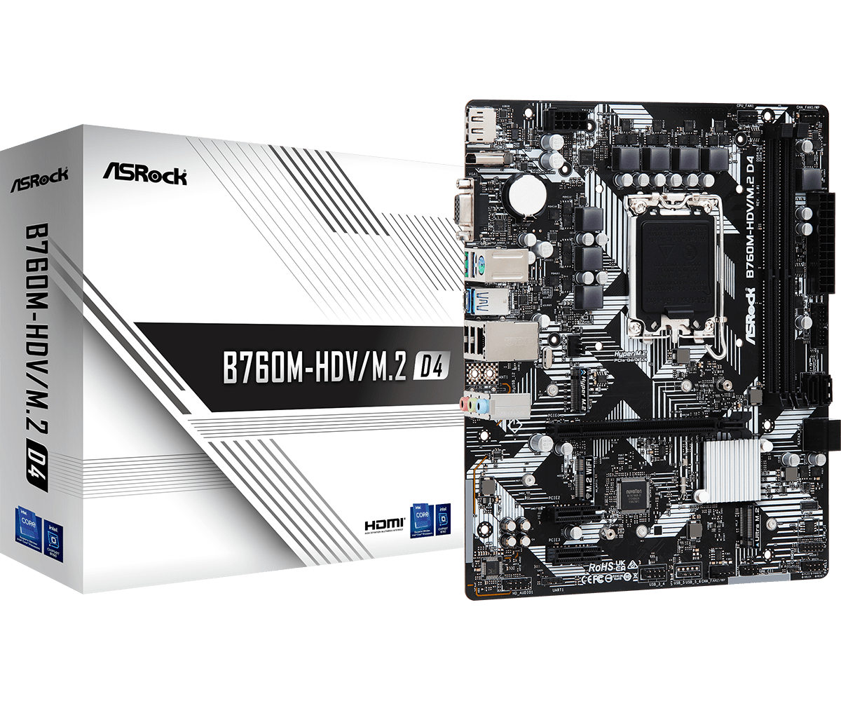 overlay_678137d26a06036b6df1e8d114c24090 Placa de baza Asrock B760M-HDV/M.2 DDR4, 2x DDR4 - imagine 1