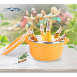 CASEROLA TERMICA 6L, NOVA, PORTOCALIE, ART OF DINING BY HEINNER - imagine 4