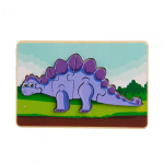 PUZZLE DIN LEMN STEGOZAUR, 8 PIESE - imagine 3