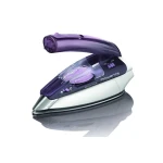Fier de calcat portabil Rowenta First Class DA1511F1, Talpa Inox Microsteam 200, 1000W, 45 g/min, Rezervor 70ml, Cablu de alimentare 2m, Alb/Violet