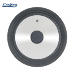CAPAC STICLA CU MARGINE DIN SILICON AJUSTABILA PE 3 DIMENSIUNI 28/30/32 CM, COOKING BY HEINNER - imagine 6