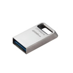 Memorie USB Flash Drive Kingston 256GB Data Traveler Micro, USB 3.2 Gen1, Metalic - imagine 2