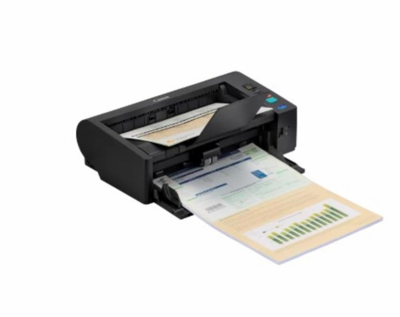 overlay_70f41575d73b1d62321289d5a02f5c45 CANON DR-M140II A4 SCANNER, Viteza scanare: 80ipm la 300 dpi Senzor CMOS CIS cu 1 linie, Rezolutie optica: 600 dpi, max; 1200 dpi, Scanare , Simplex / Duplex / Omitere pagini goale / In-folio, Interfata: USB 2.0, Dimensiuni: 313 (l) x 181 (A) x 93 (H) mm, Greutate: 2.6kg, Consum energie: Scanare - imagine 1
