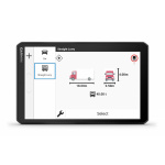 GPS Garmin Dezl LGV820, tip afisaj IPS panoramic de 8", TFT color, cu panou tactil capacitiv pe celule, rezolutie 1280 x 800 pixeli, durata de viata baterie pana la 2 ore - imagine 2