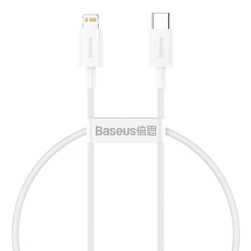 overlay_775c04c3ccce4786c12ed1a0ed98c469 CABLU alimentare si date Baseus Superior, Fast Charging Data Cable pt. smartphone, USB Type-C la Lightning Iphone PD 20W, 0.25m, alb - imagine 1
